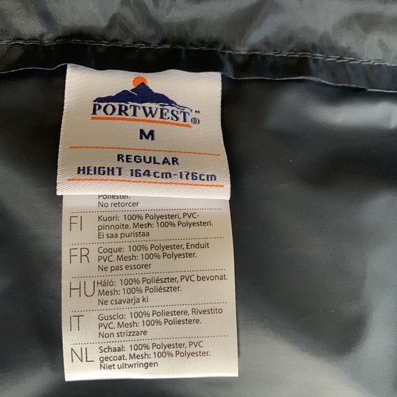 Navy Raincoat NEW WITH TAGS - Picture 3 of 7